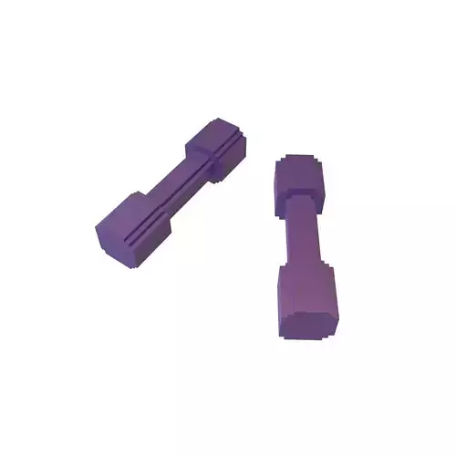 Voxel Style DumbBell v1 004