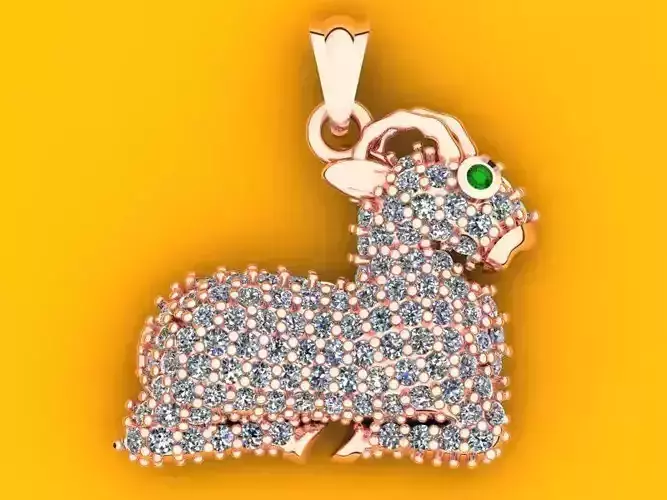 Goat pendant - N775