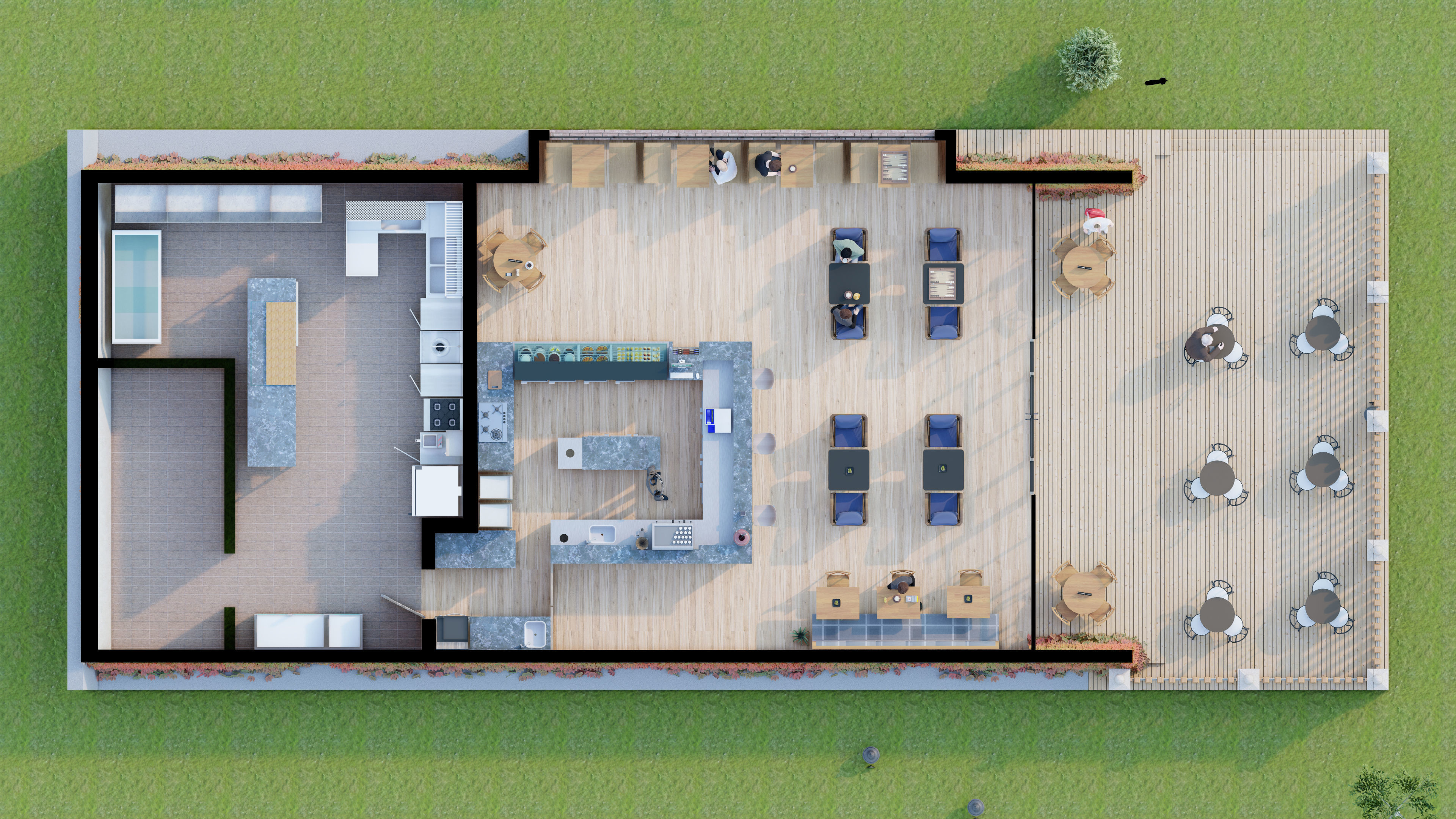 Cafe 210 Free 3D model_5