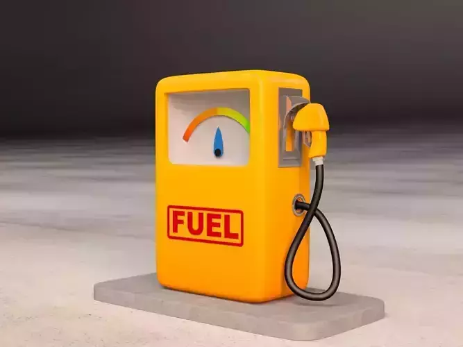 Cartoon Gas Pump