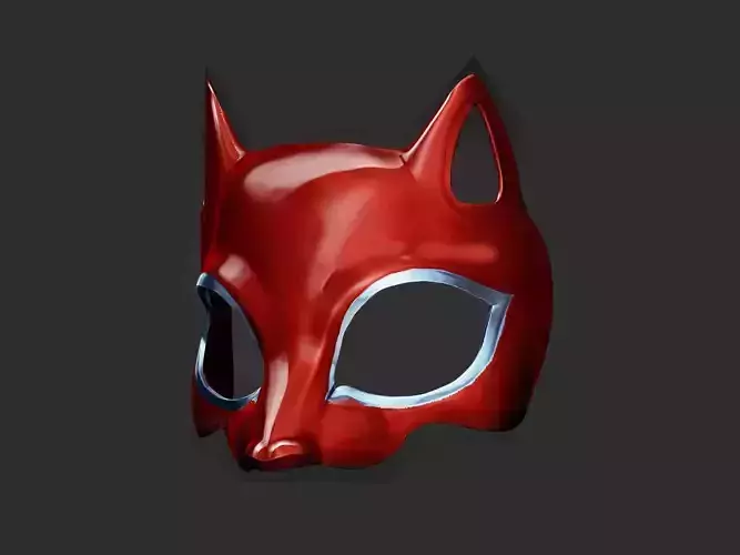 Persona 5 Panther Mask - Anime Cosplay Mask - Halloween Costume 3D print model
