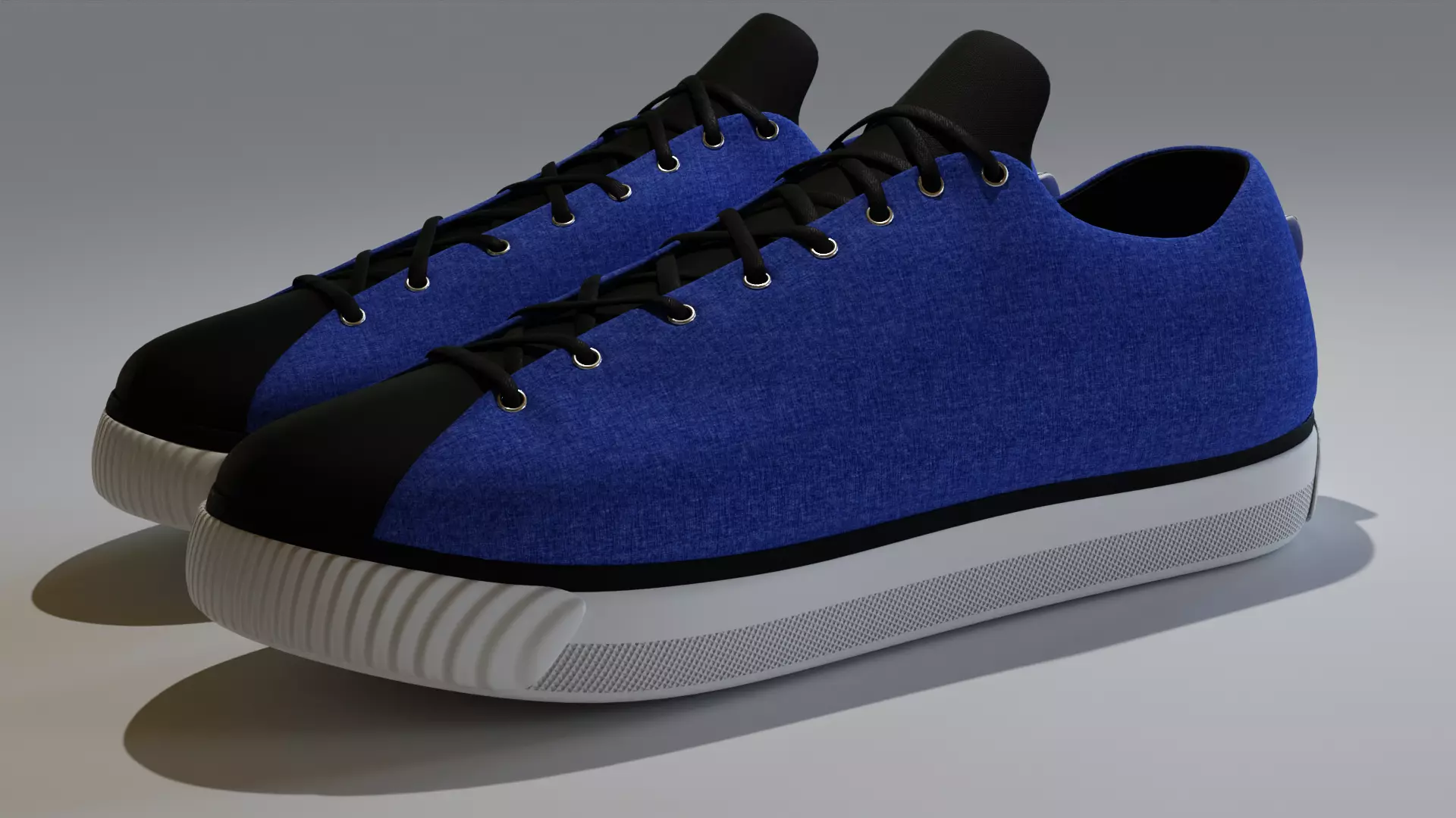 sneaker pair of sneakers with soles Free 3D model