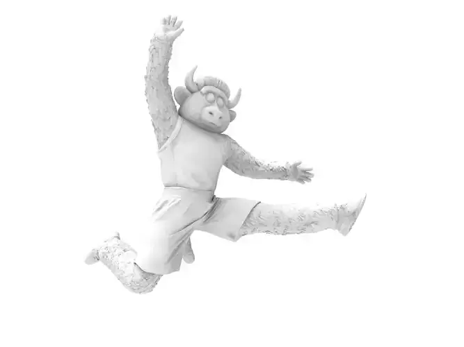 Benny the Bull 3D print model
