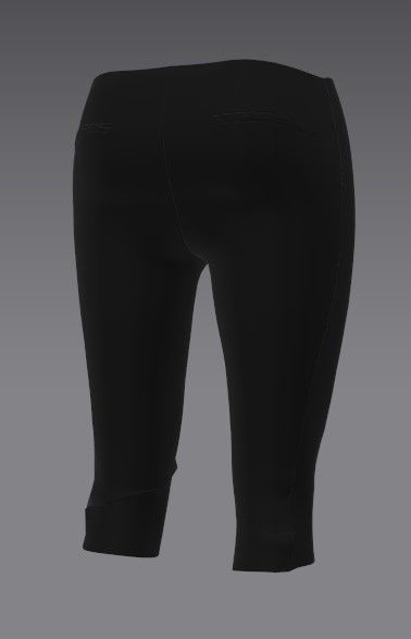 Woman 21 clothing Set 4 in 1 Low-poly 3D model_35