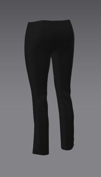 Woman 21 clothing Set 4 in 1 Low-poly 3D model_20