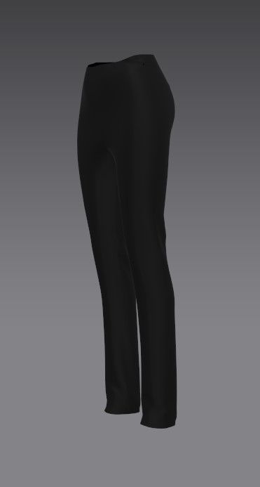 Woman 21 clothing Set 4 in 1 Low-poly 3D model_3