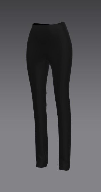 Woman 21 clothing Set 4 in 1 Low-poly 3D model_1