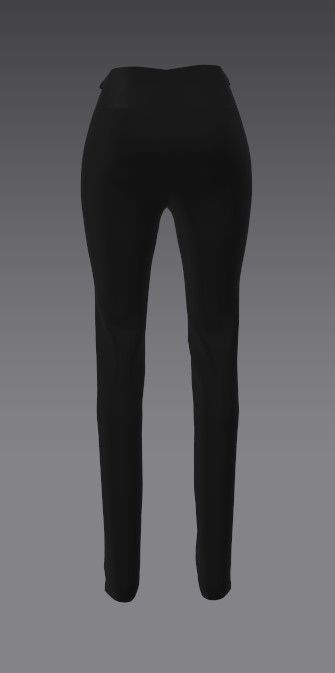 Woman 21 clothing Set 4 in 1 Low-poly 3D model_7