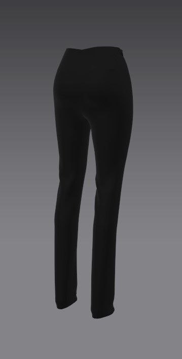 Woman 21 clothing Set 4 in 1 Low-poly 3D model_9