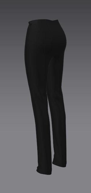 Woman 21 clothing Set 4 in 1 Low-poly 3D model_5