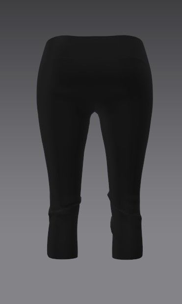 Woman 21 clothing Set 4 in 1 Low-poly 3D model_24