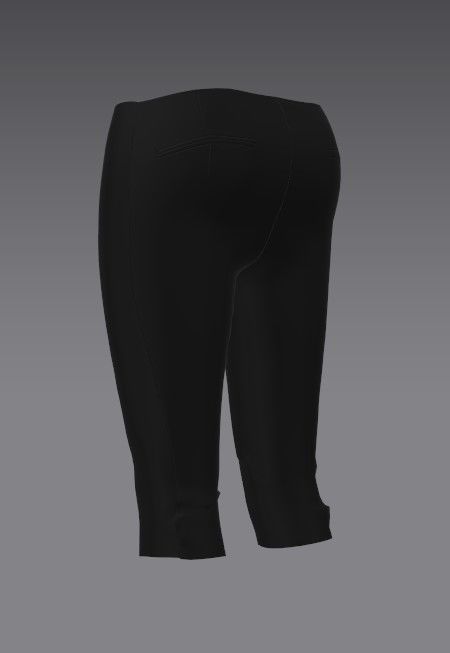 Woman 21 clothing Set 4 in 1 Low-poly 3D model_41