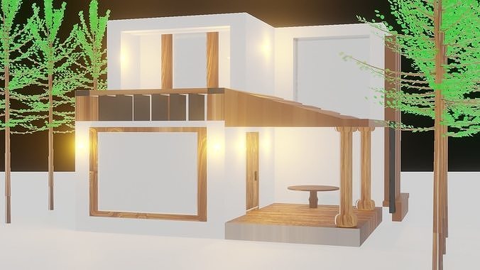 house modle 1 Free low-poly 3D model