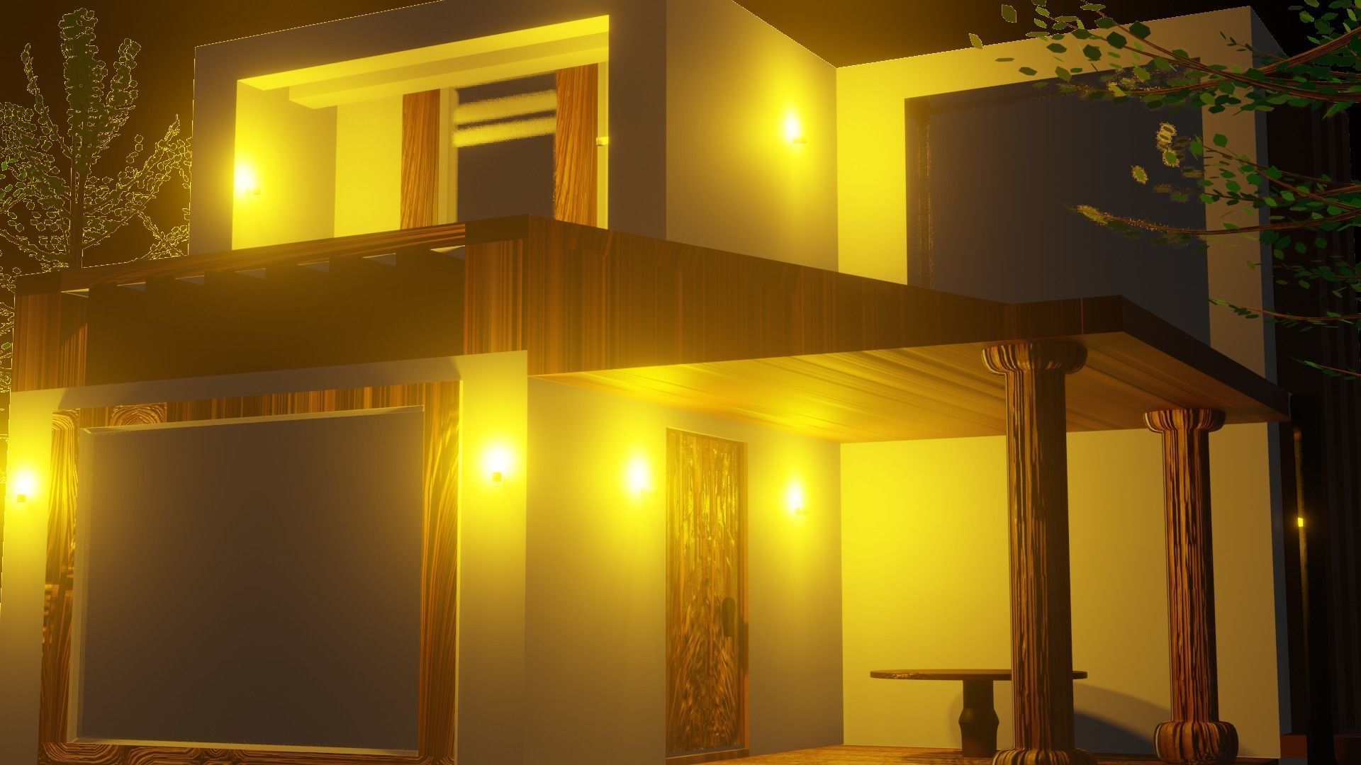 house modle 1 Free low-poly 3D model_2