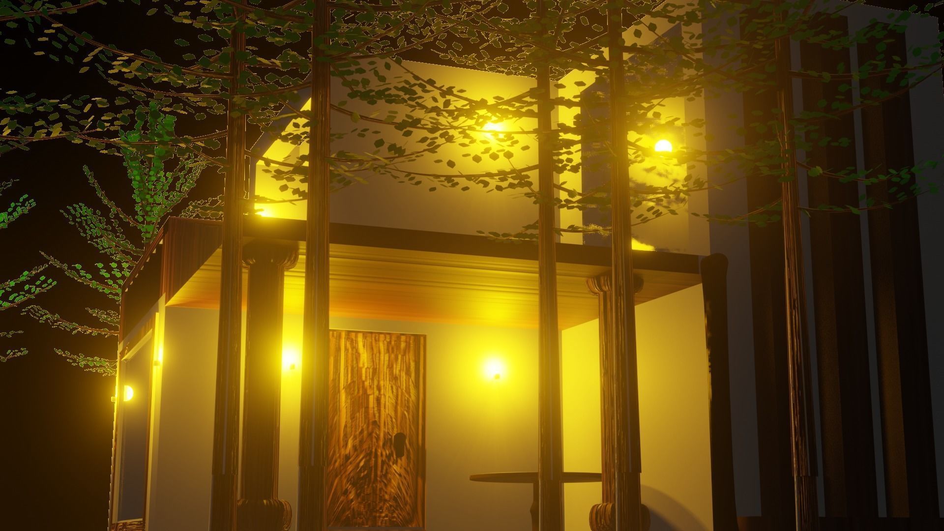 house modle 1 Free low-poly 3D model_3