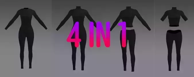 Woman 25 Clothing Set 4 in 1