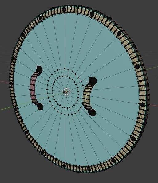round shield 3D model_9