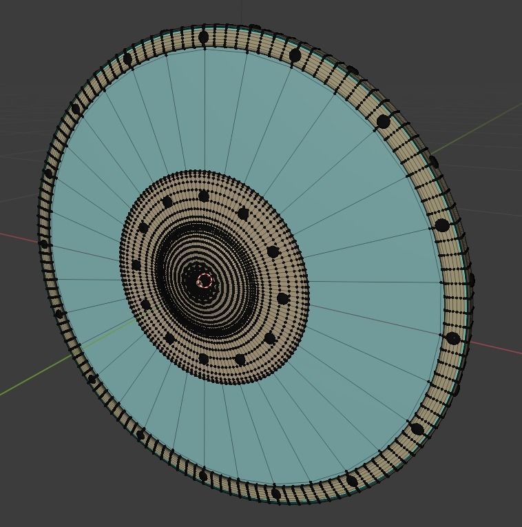 round shield 3D model_8