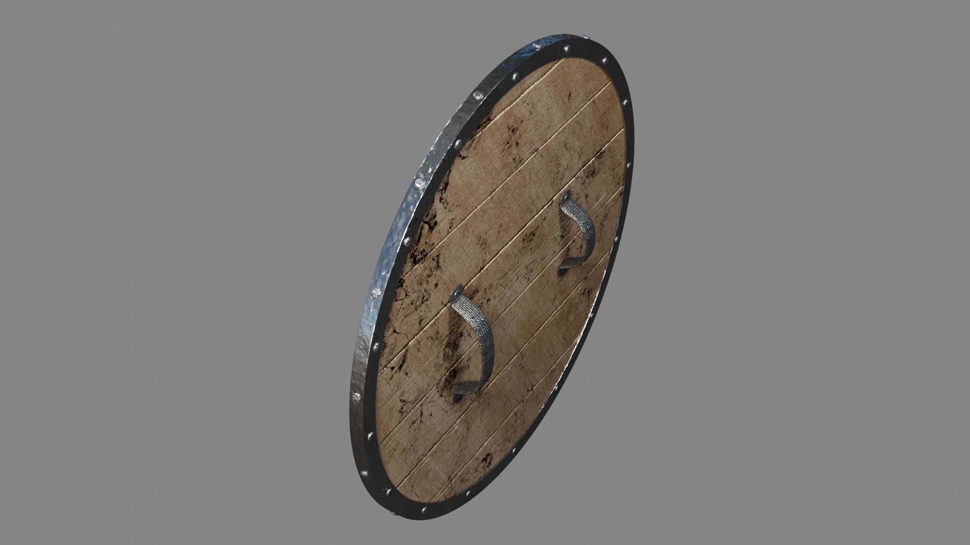 round shield 3D model_5