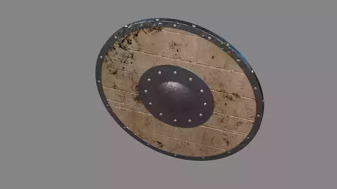 round shield 3D model