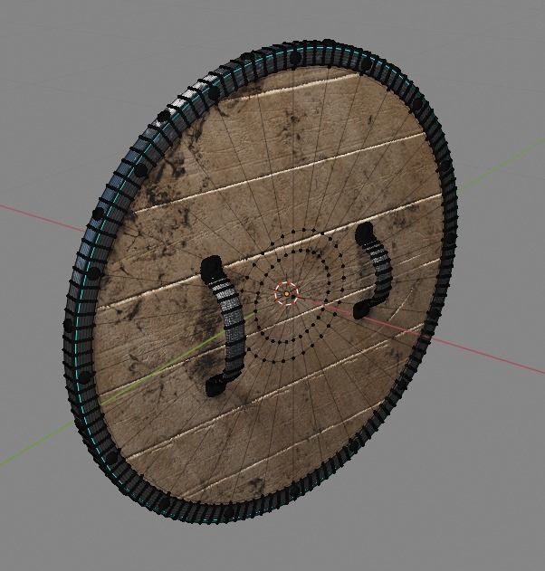 round shield 3D model_11
