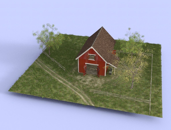 Red Barn  3D model