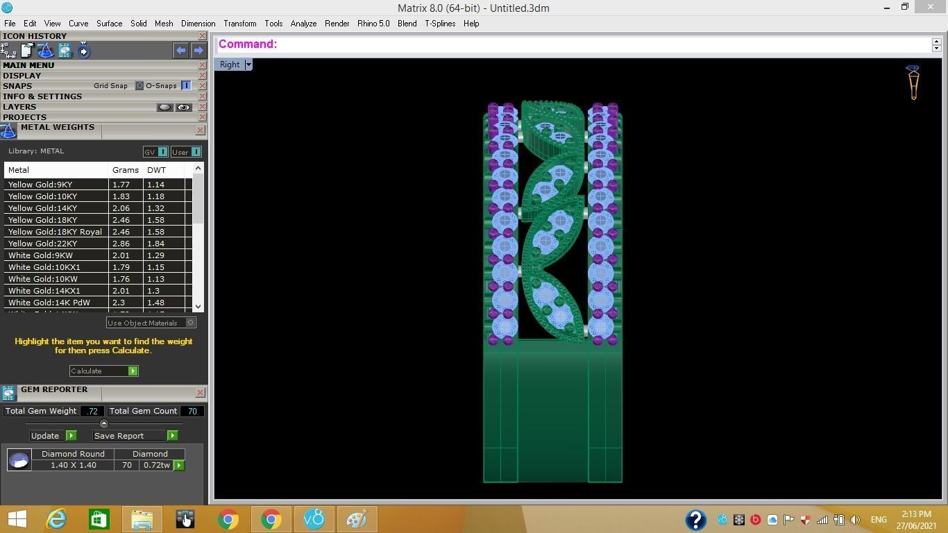 3D bracelets - jewelry 3d 3D print model_9