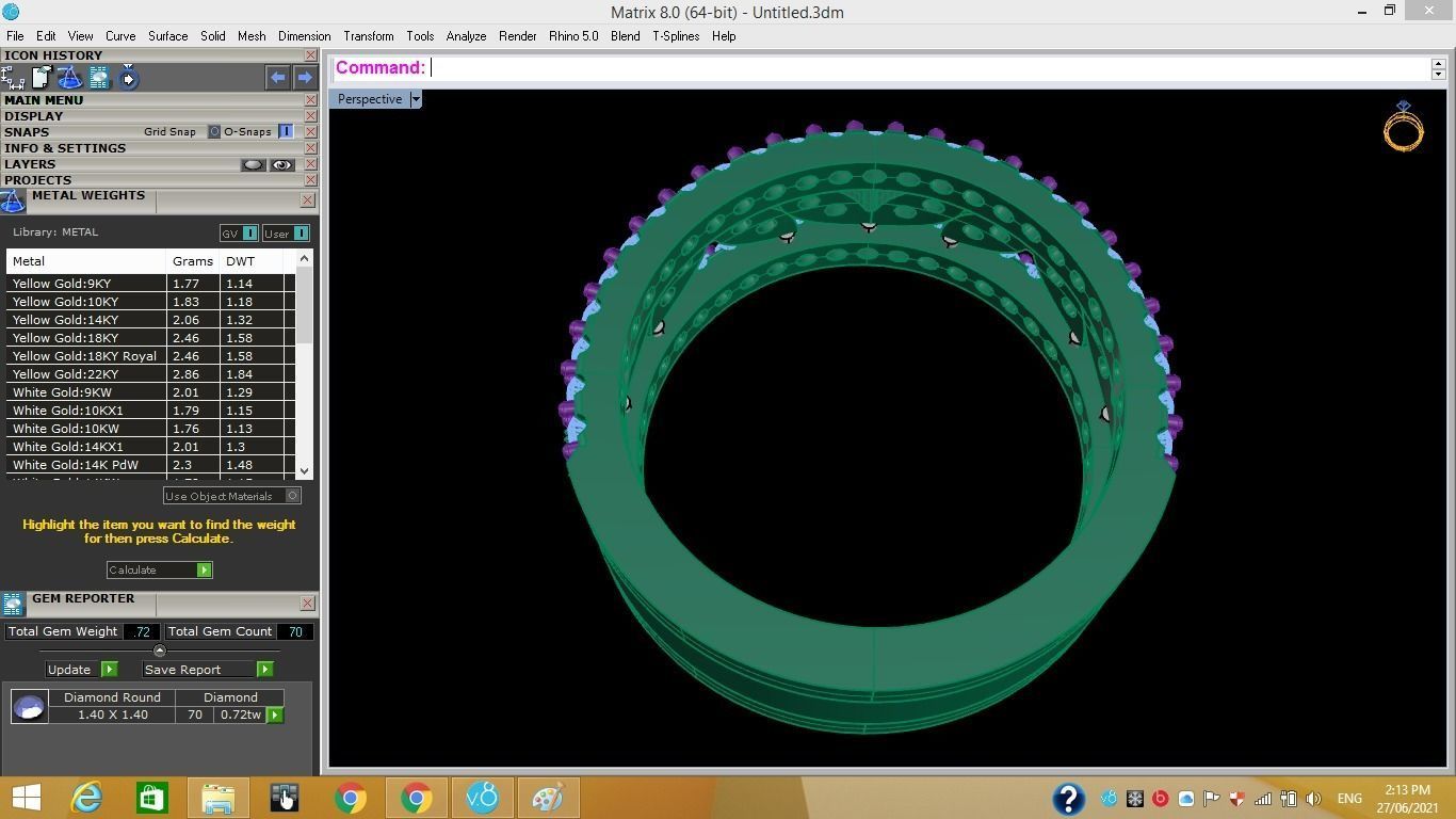 3D bracelets - jewelry 3d 3D print model_5