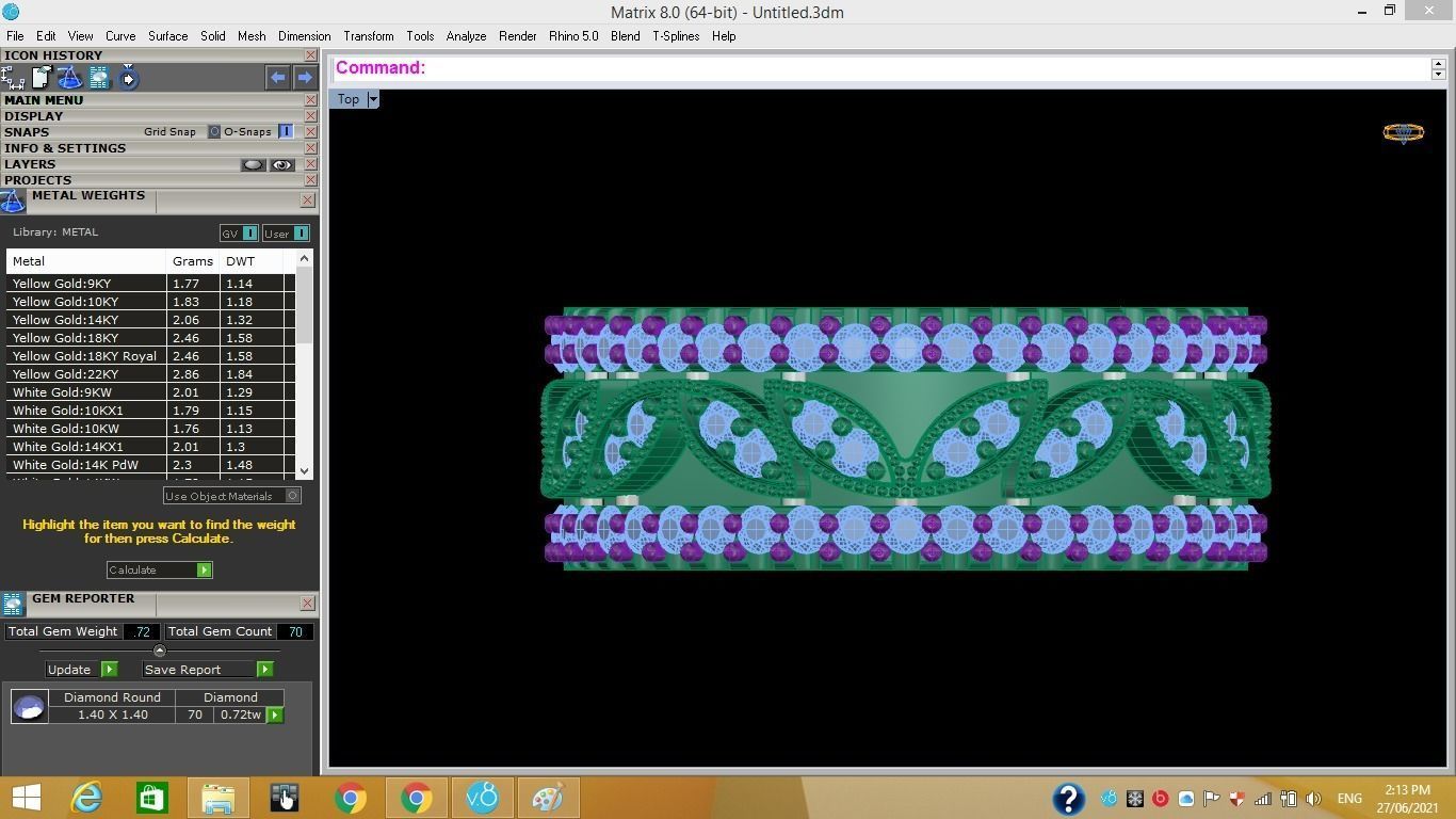 3D bracelets - jewelry 3d 3D print model_7