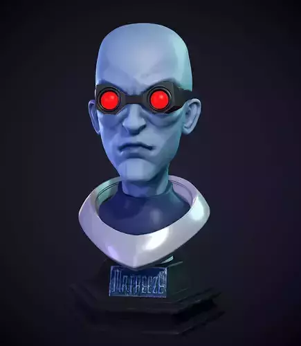Mr Freeze Bust 3D print model