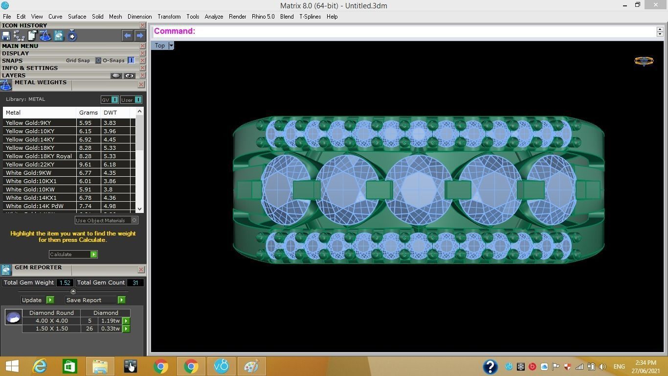 3D bracelets - jewelry 3d 3D print model_7