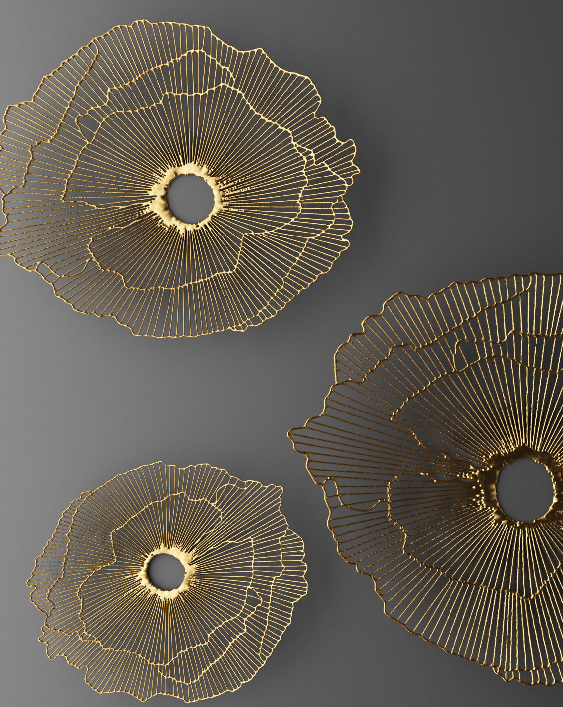 Wall decor futuristic coral Panel 3D 3D model_2