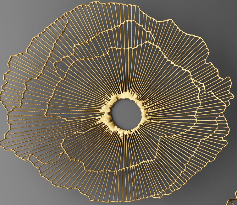 Wall decor futuristic coral Panel 3D 3D model_9