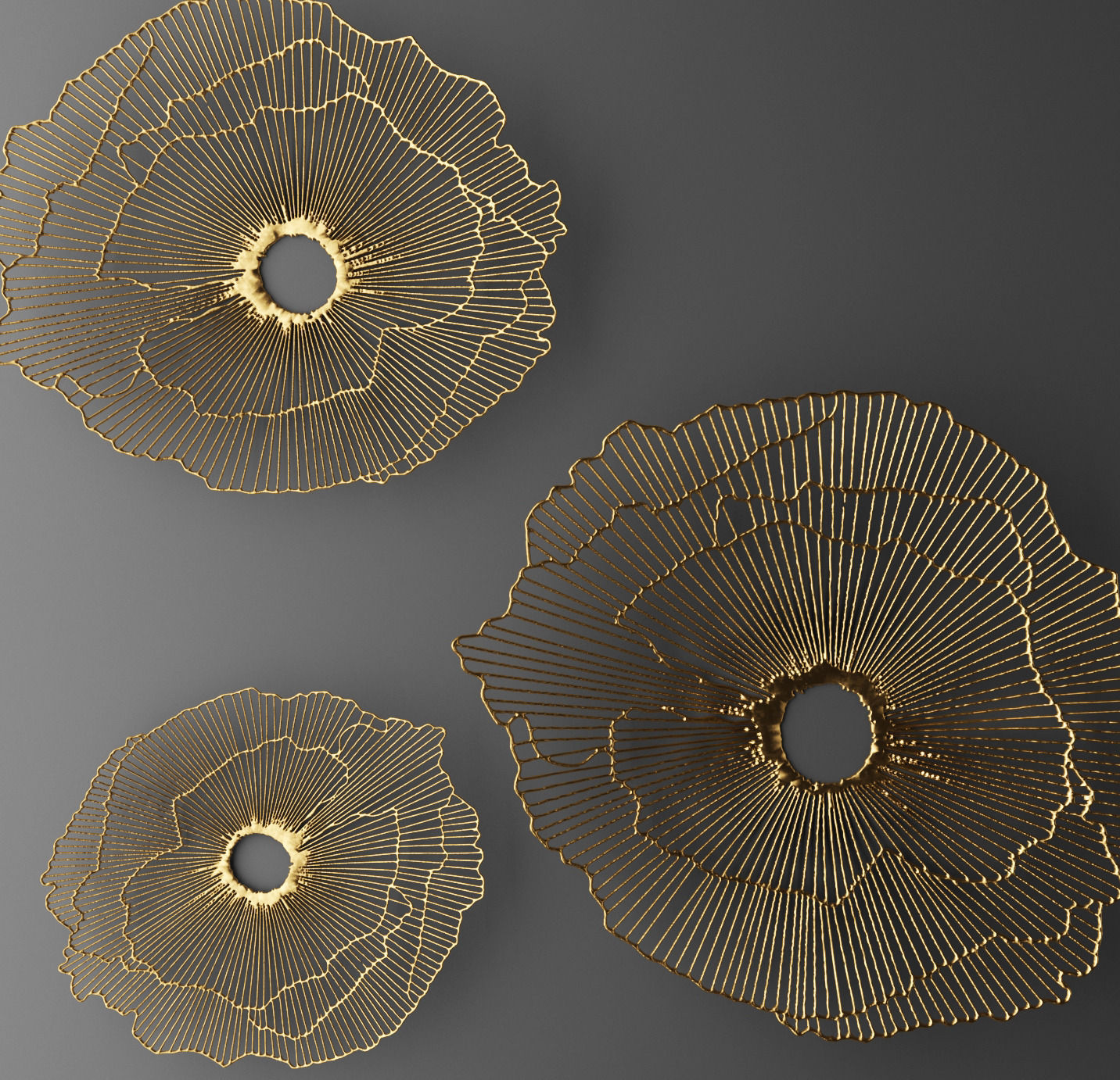 Wall decor futuristic coral Panel 3D 3D model_7