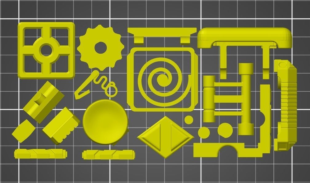 Fidget box - hard surface cube 3D print model_22