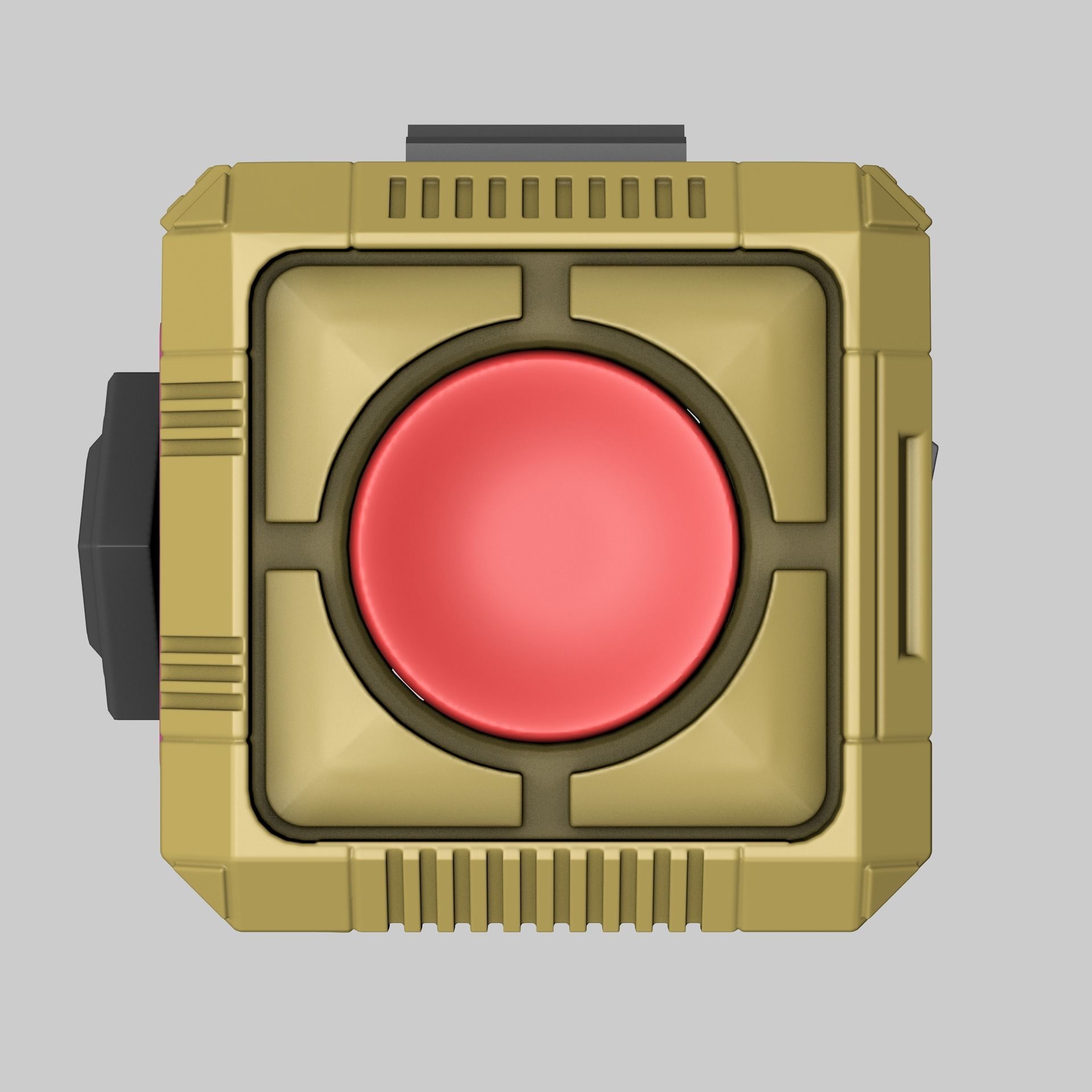 Fidget box - hard surface cube 3D print model_7