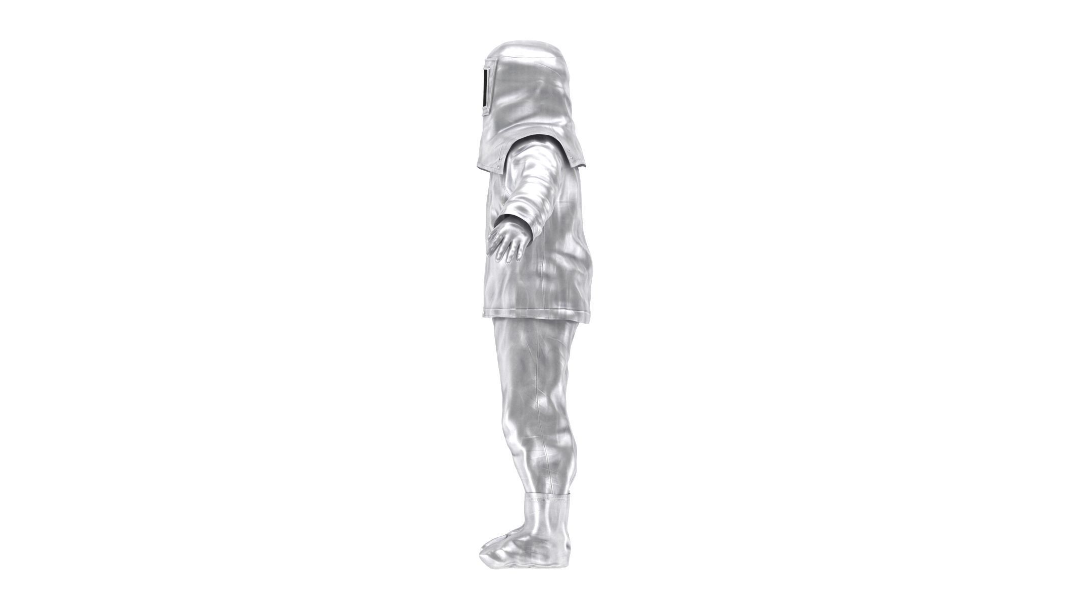Fire Proximity Suit Low-poly 3D model_6