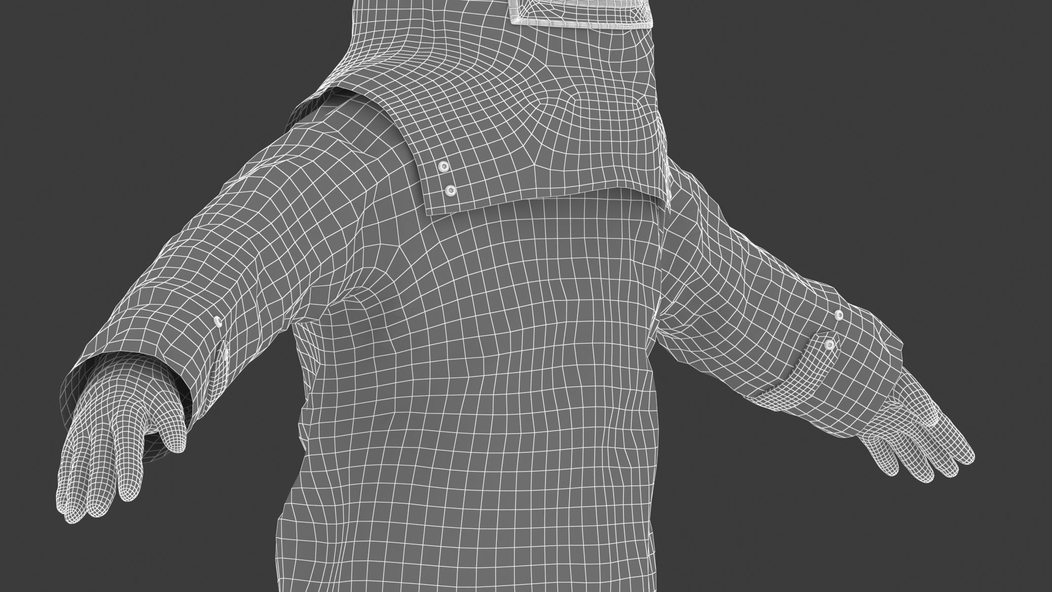 Fire Proximity Suit Low-poly 3D model_31