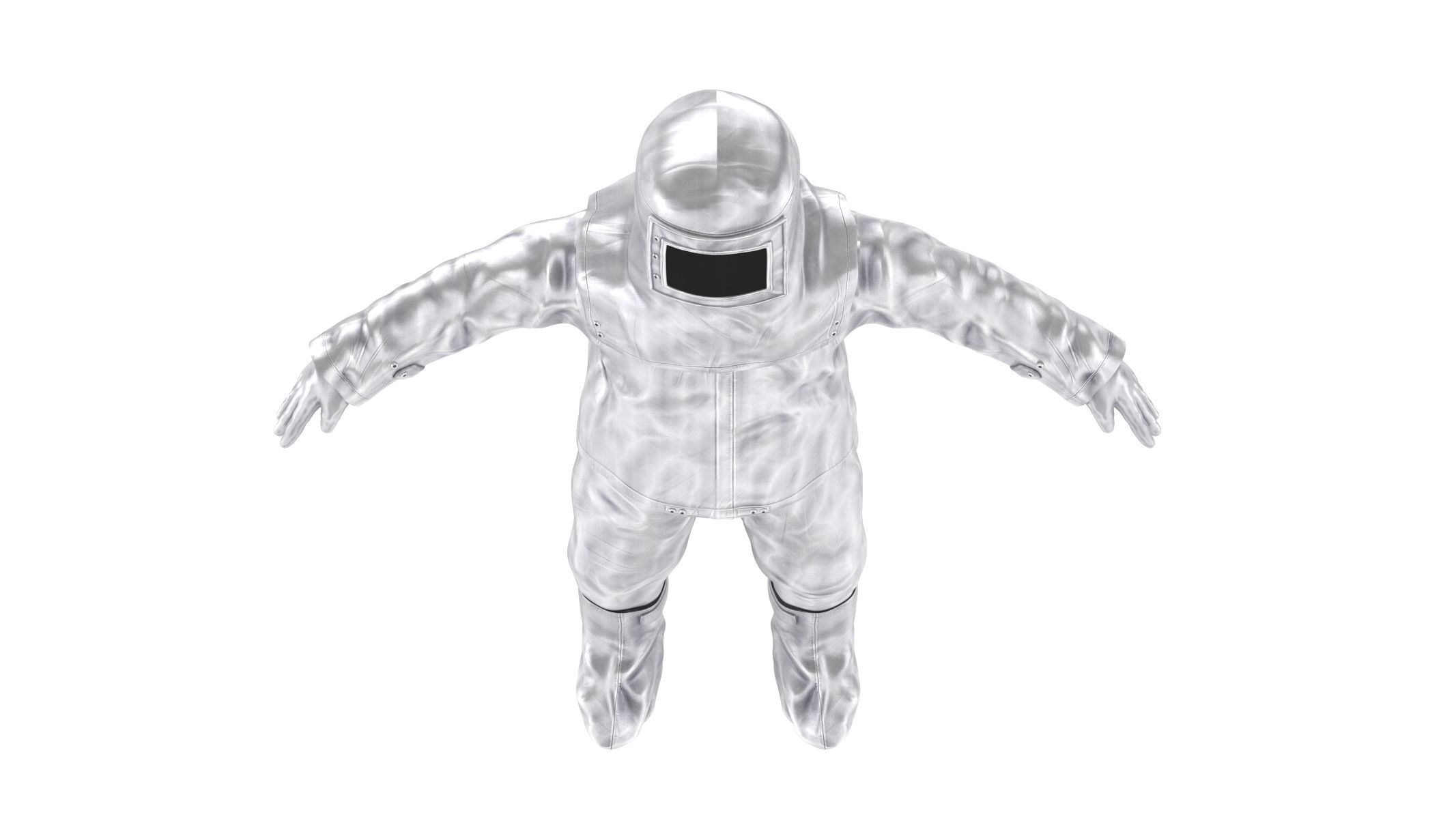 Fire Proximity Suit Low-poly 3D model_8