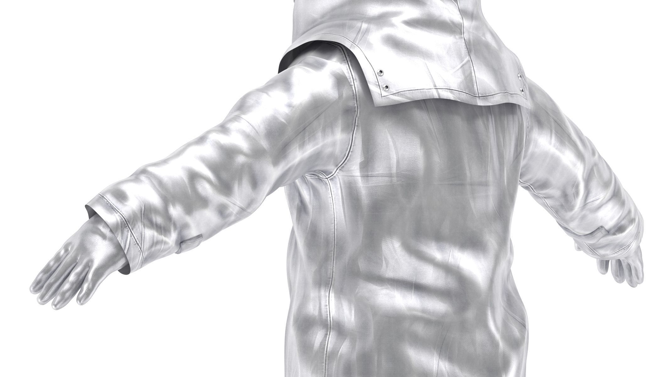 Fire Proximity Suit Low-poly 3D model_15