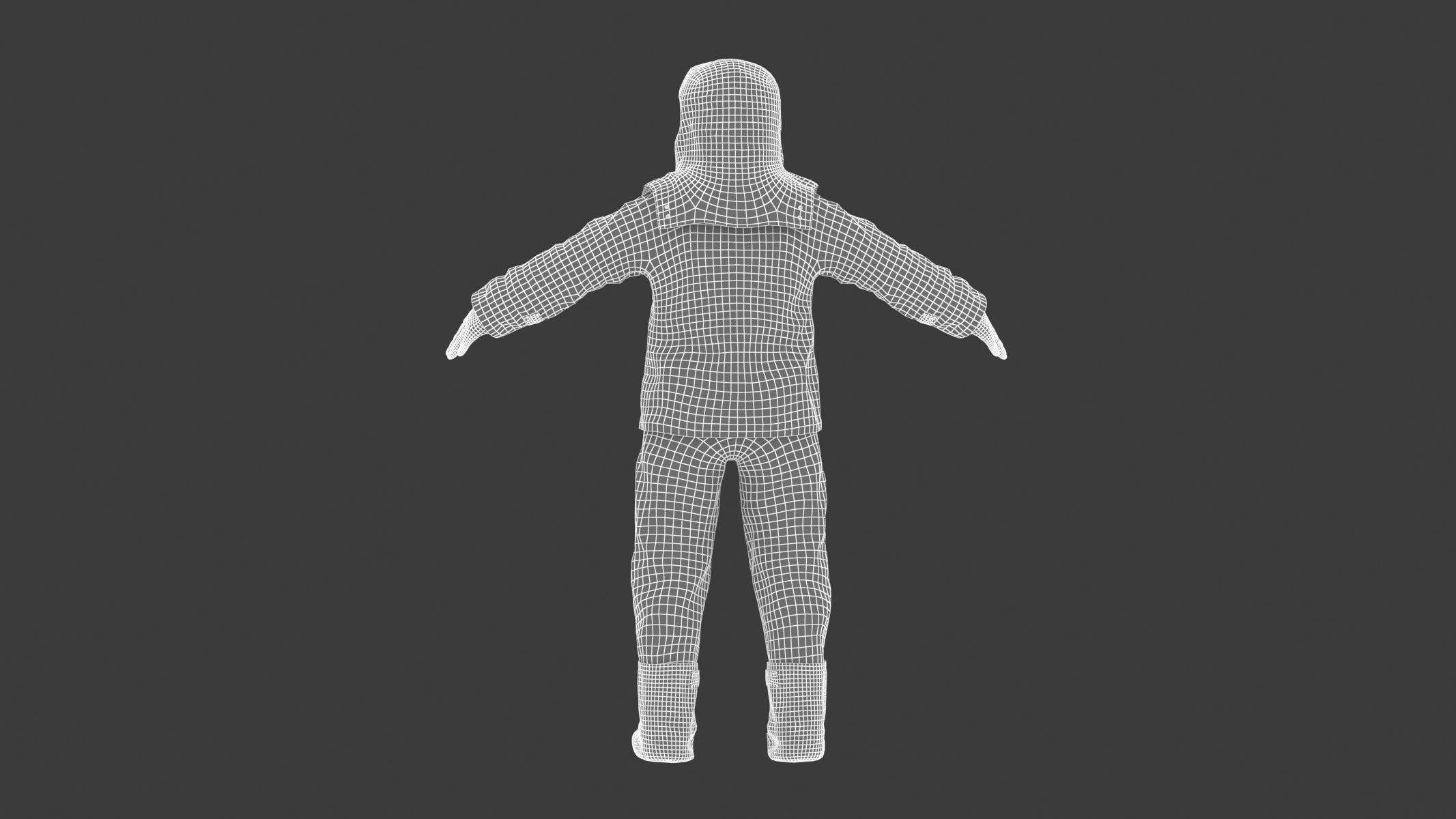 Fire Proximity Suit Low-poly 3D model_24