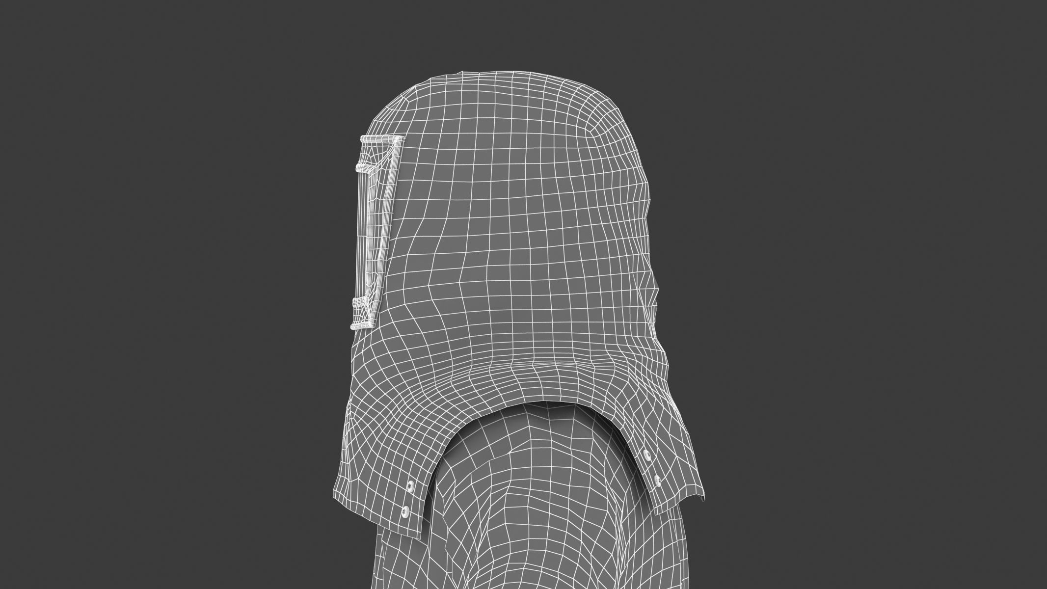 Fire Proximity Suit Low-poly 3D model_36