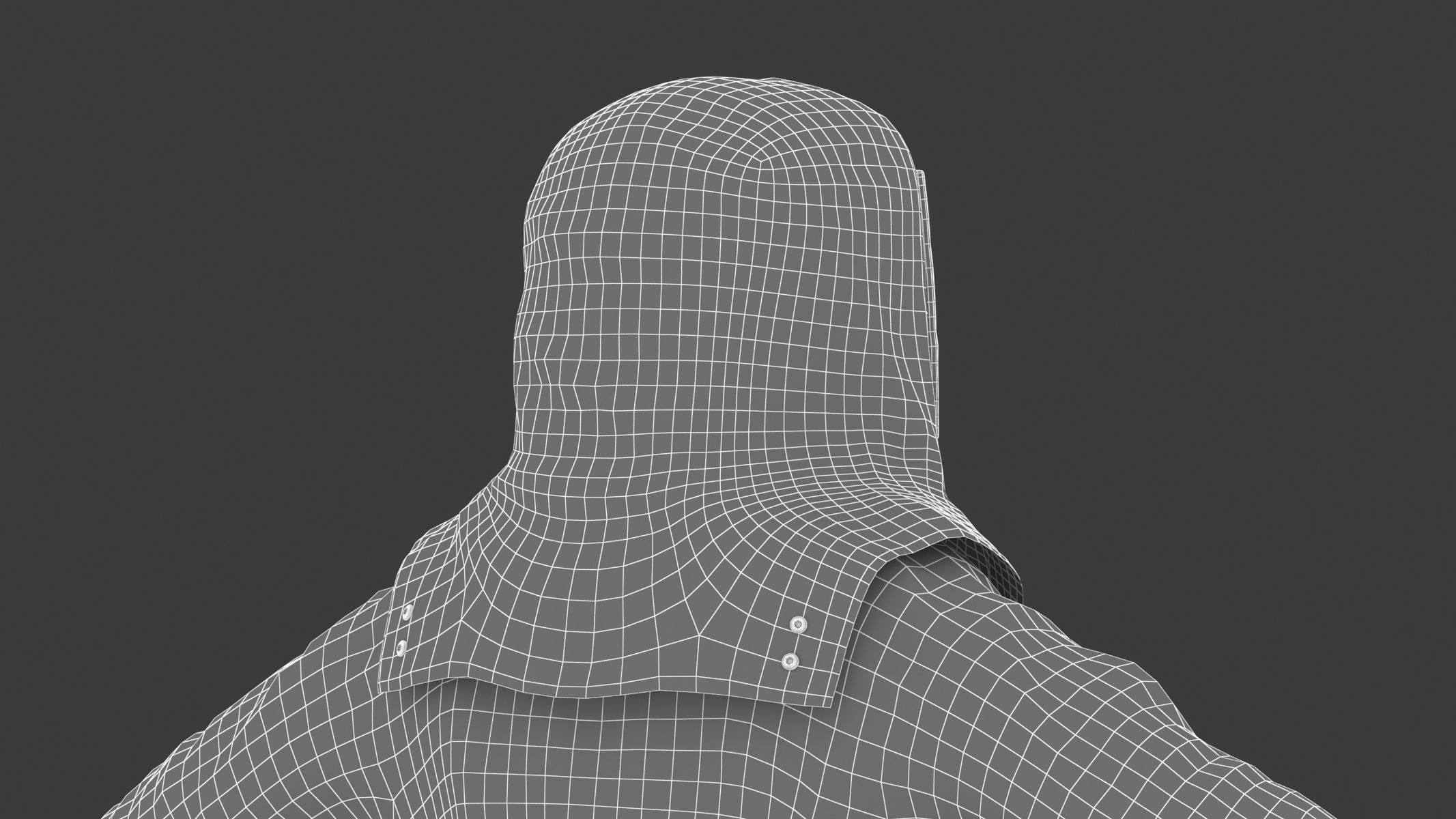 Fire Proximity Suit Low-poly 3D model_33