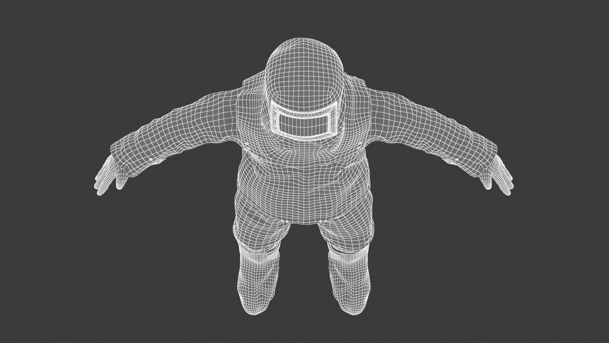 Fire Proximity Suit Low-poly 3D model_28