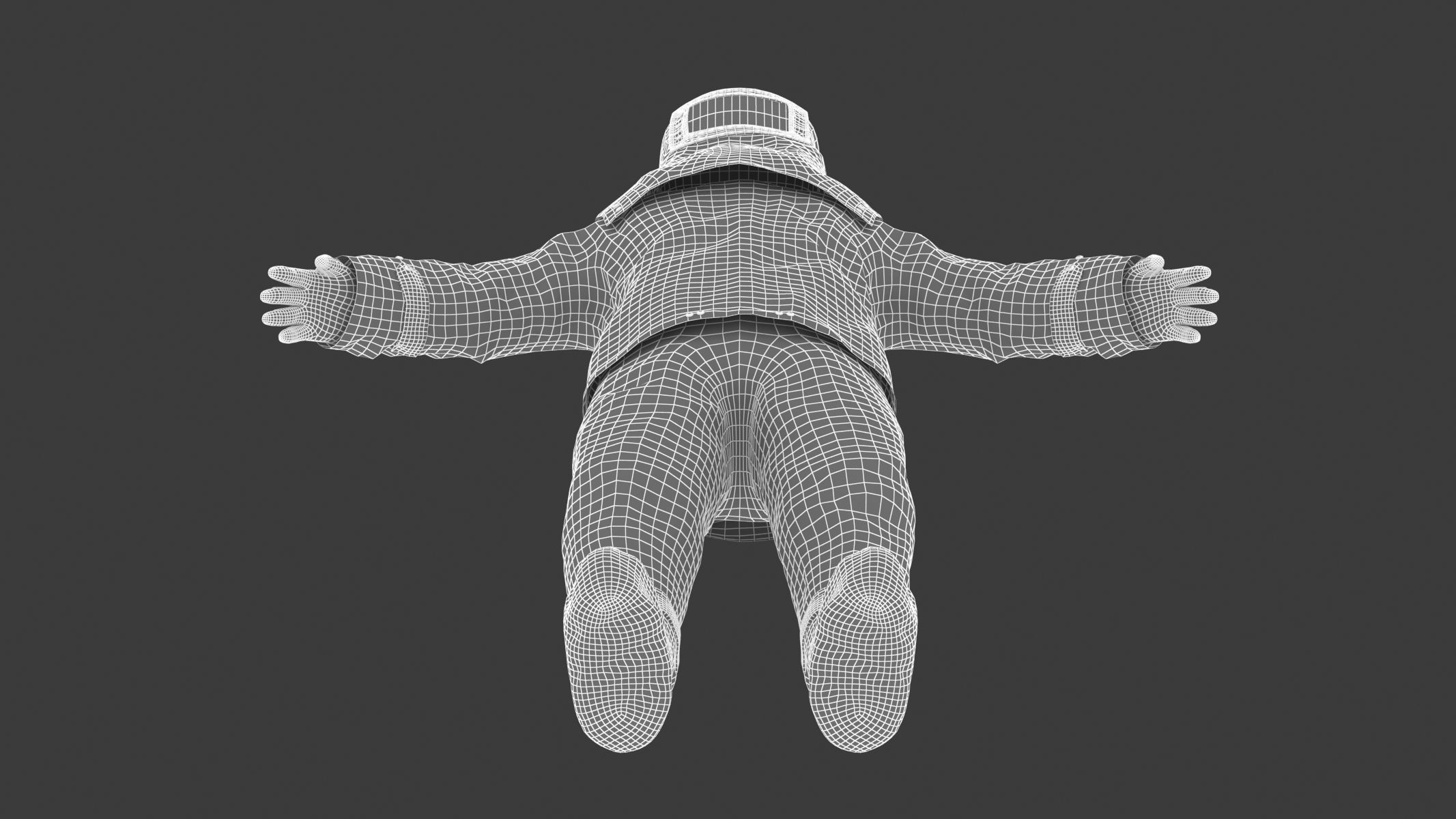 Fire Proximity Suit Low-poly 3D model_29