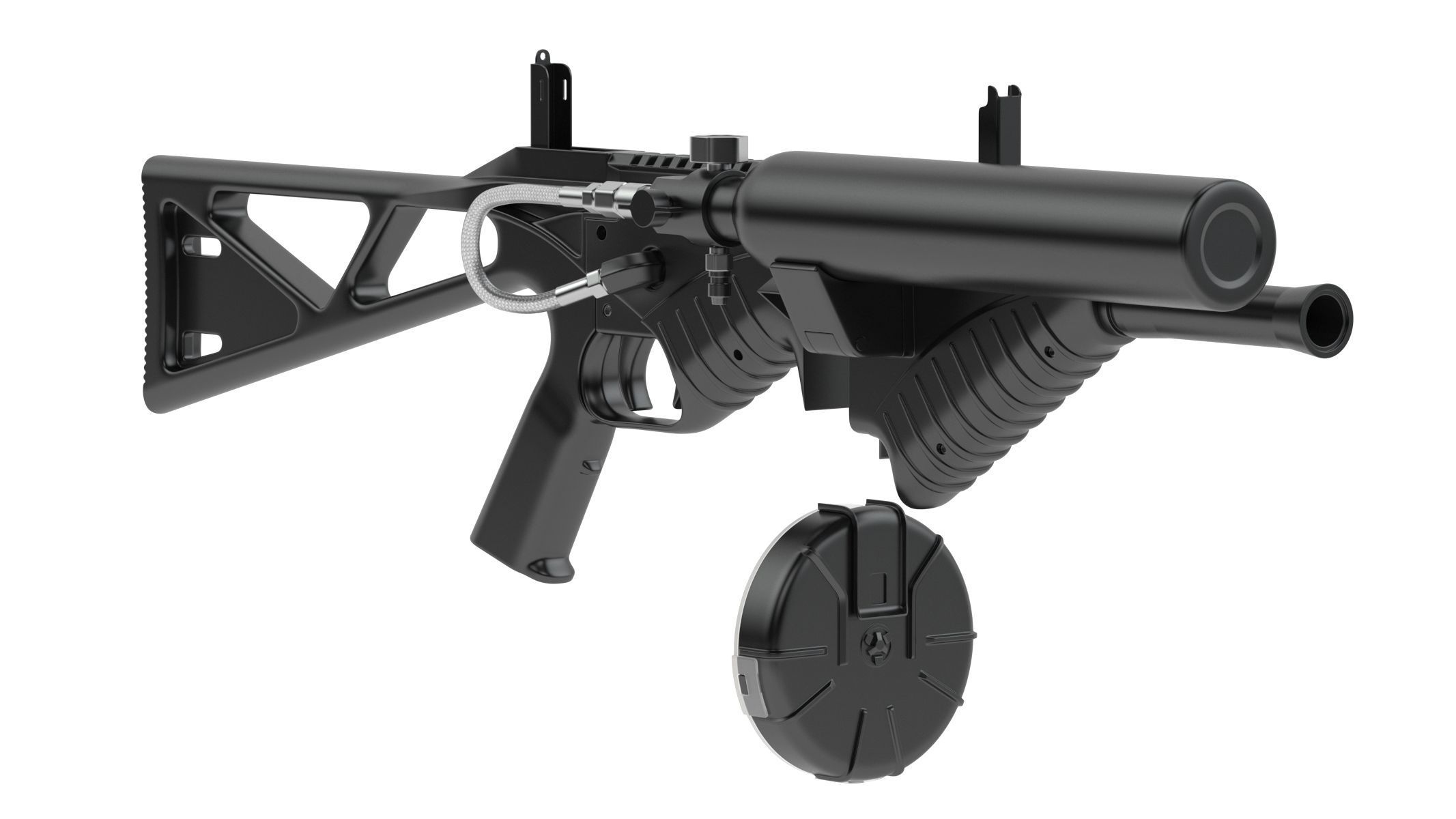 FN 303 3D model_4