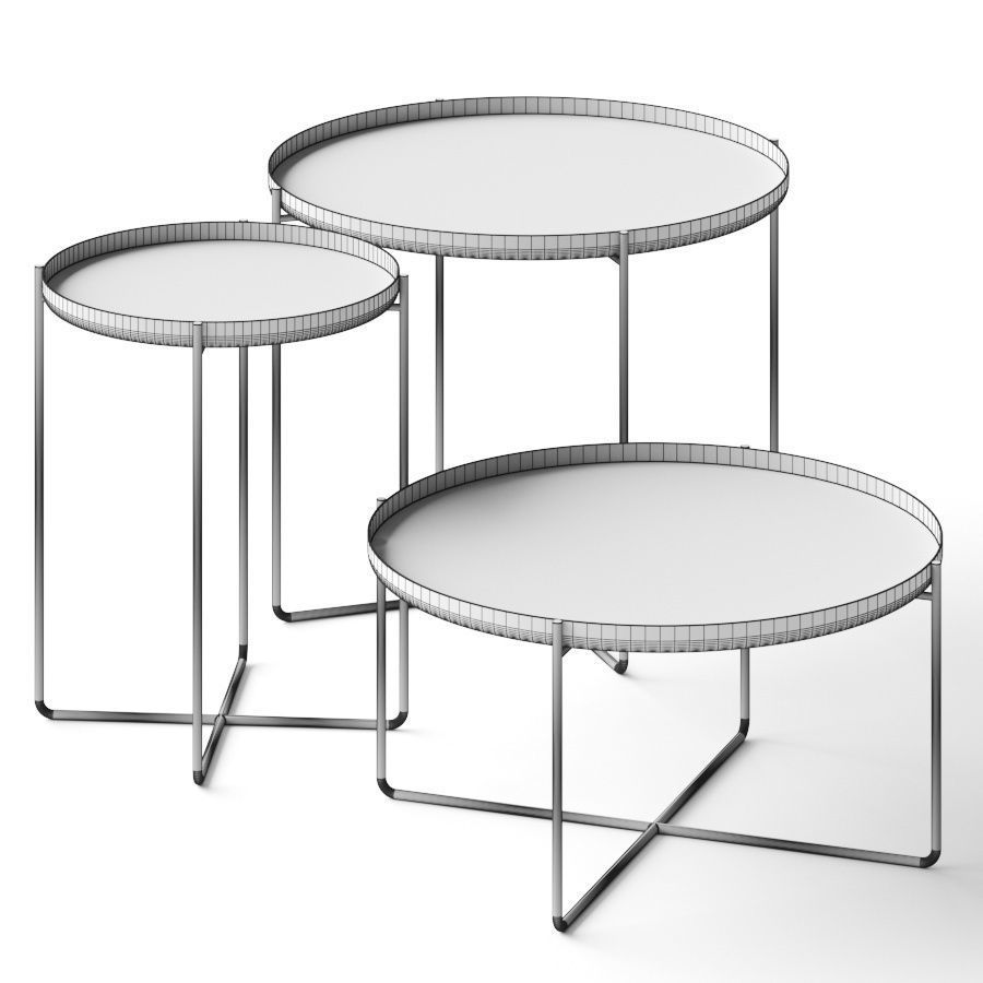 e15 Habibi Side Table by Philipp Mainzer 3D model_1