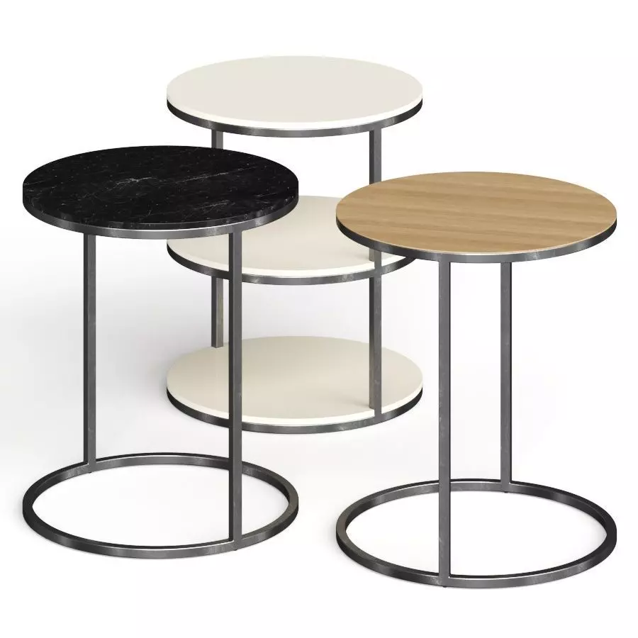 Meridiani Pek Coffee Tables 3D model