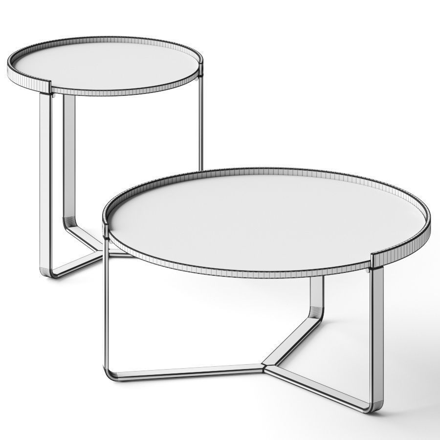 MisuraEmme Ring Coffee Tables 3D model_1