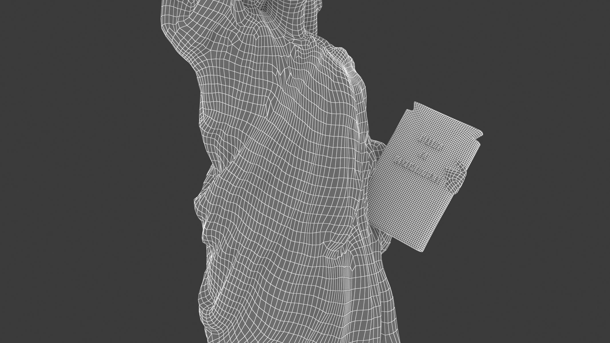Statue of Liberty Low-poly 3D model_19